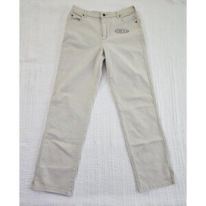 Vintage Lee Riders Mom Jeans Relaxed‎ Fit Women's Size 14L Sun-Wash Khaki NWT